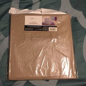 Mainstay tan storage bin